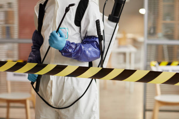Professional Biohazard Cleanup technician working in Otsego, MI